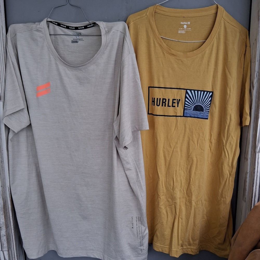 Hurley T-Shirts Lot Of 2 XXL 2XL EUC